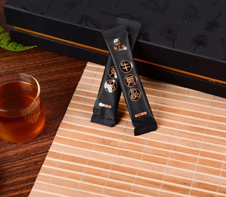 80斤鲜牛蒡才提纯1斤,牛蒡茶中贵族牛蒡晶
