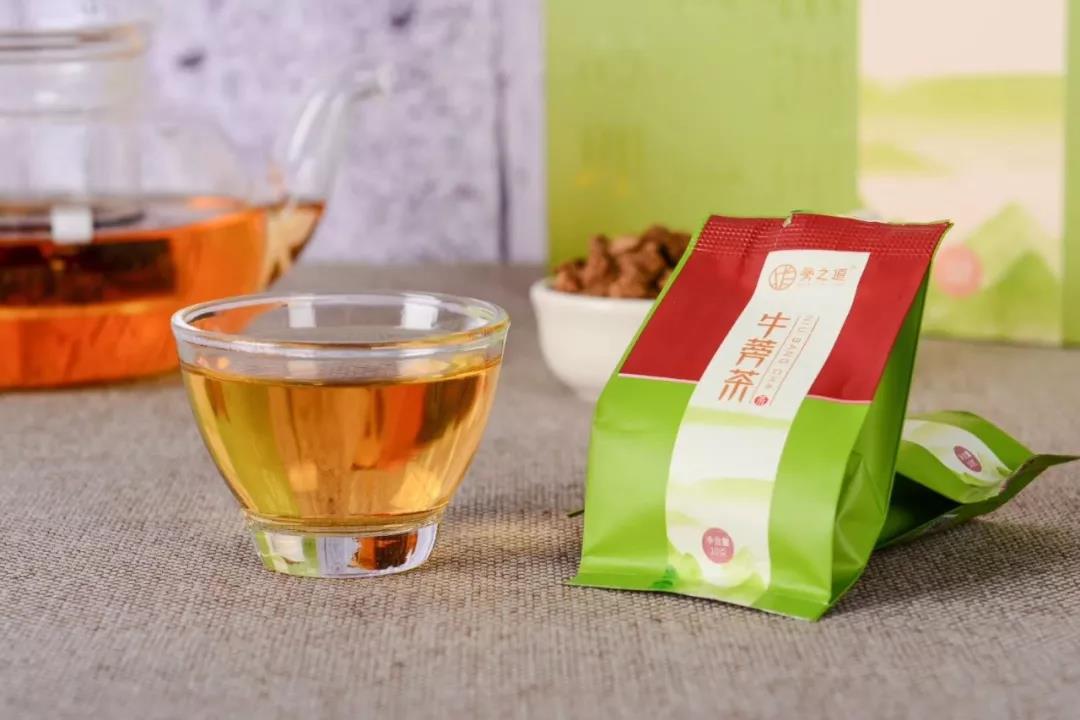 秋季养生喝牛蒡茶